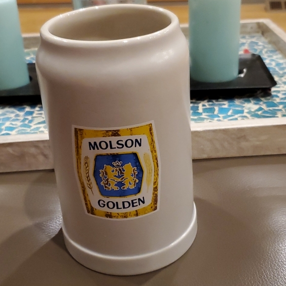 Molson Golden ceramic beer stein - Picture 1 of 9